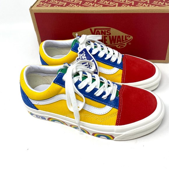 VANS Women Size 7 Old Skool 36 DX Anaheim Canvas Multi Low Size 7 VN0A54F34SB - Picture 7 of 11
